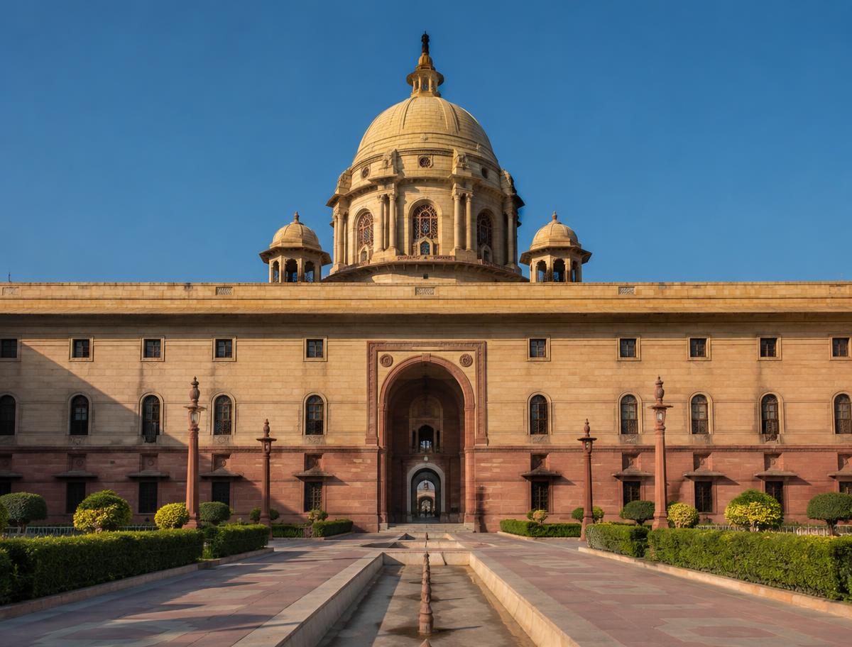 Illustrative Indian government secretariat building